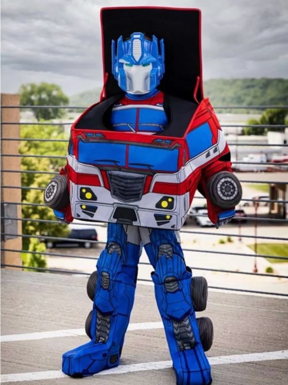 Disguise Converting Optimus Prime child costume. NWT various sizes